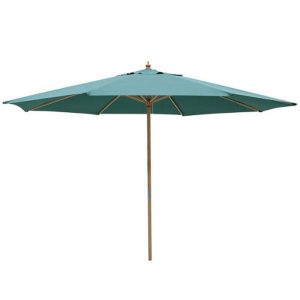 13 Foot All Weather Heavy Duty Sycamore Wood Backyard Umbrella