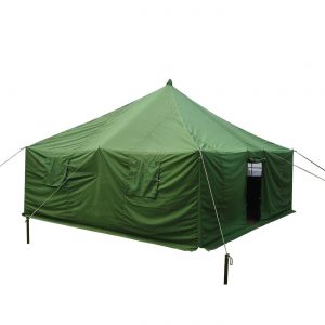 15 by 15 Heavy Duty Canvas Military Wall Tent