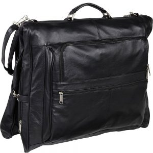 AmeriLeather Leather Three-suit Garment Bag