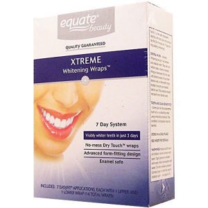 Equate Xtreme Whitening Wraps 7 Day System