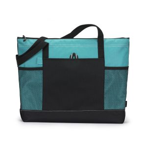 Gemline Select Zippered Tote Bag For School