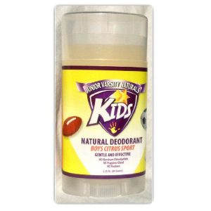 Junior Varsity Natural’s Citrus Sport Kids Natural Deodorant