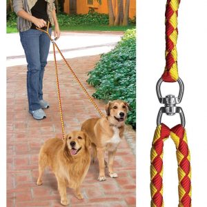 Pet Parade No-Tangle Dual Dog Leash