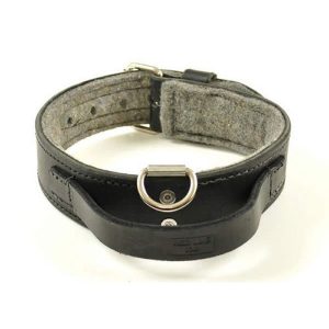 RedLine K9 Heavy Duty Leather Handle Dog Collar