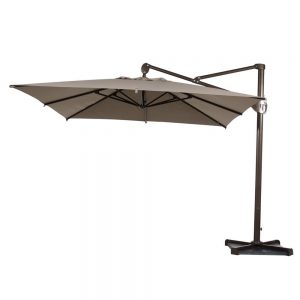 10-Foot Abba Patio Deluxe Square Offset Cantilever Umbrella Cross Base