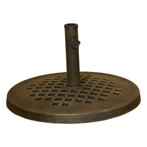 DC America 24 Inch Cast Stone Umbrella Base