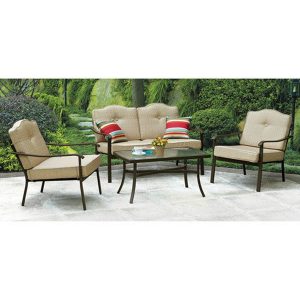 Mainstays 4 Piece Patio Conversation Set