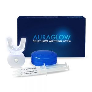 AuraGlow Deluxe Home Teeth Whitening Kit