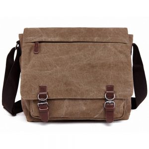 Kenox Vintage Canvas Messenger Bag For School