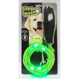 Litey Leash: The 5-Foot LED Nighttime Leash