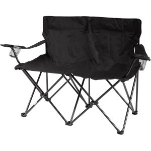 Loveseat Style Double Camp Chair with Steel Frame by Trademark Innovations