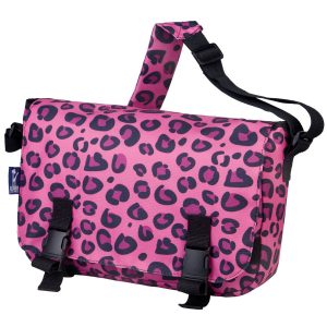 Wildkin Pink Leopard Jumpstart Messenger Bag For Girls