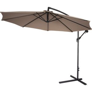 10 Feet Deluxe Offset Patio Umbrella by Trademark Innovations