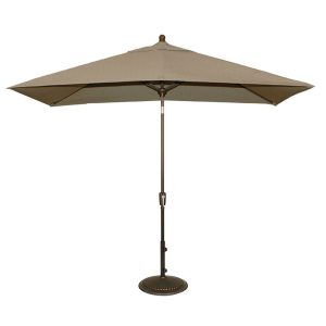 Adriatic Rectangular Market Umbrella 10×6.5ft by Blue Wave