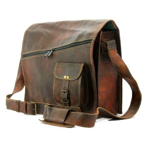 Handmade World Vintage Leather Messenger Bag For Men