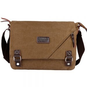 Ibagbar Canvas Messenger Laptop Bag For Men