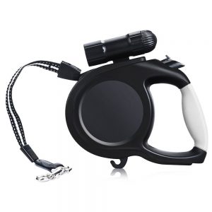 iMallcoo Retractable Dog Training Leash with Flashlight