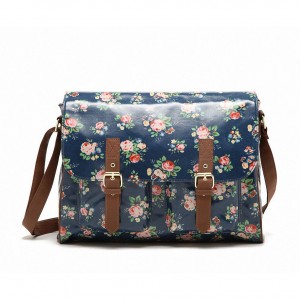 Kenox Vintage Women Laminated Canvas Messenger Bag For Girls