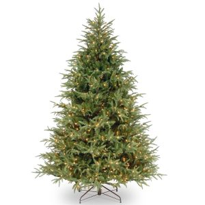 National Tree Clear Lights Feel-Real Frasier Grande Hinged Tree