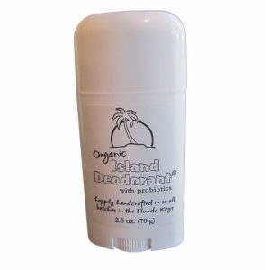 Organic Island Natural Deodorant with Probiotics