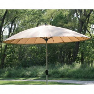 Outdoor Wind Resistant Patio Umbrella with Aluminum Pole