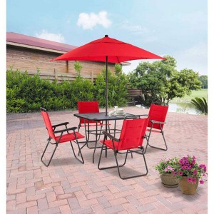 Mainstays Searcy Lane Six Piece Folding Patio Dining Set