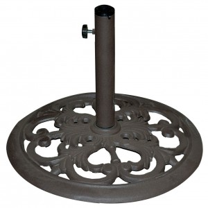 TropiShade 30 Pound Bronze Powder-Coated Umbrella Stand