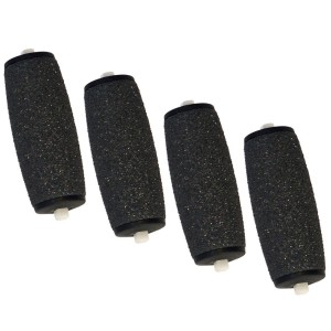 Velvet Replacement Rollers Compatible with Amope Pedi Foot File, 4-Count