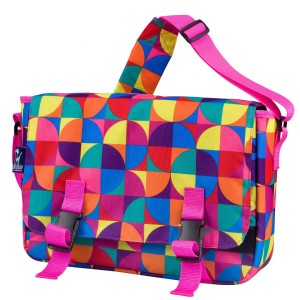 Wildkin Pinwheel Jumpstart Messenger Bag For Girls